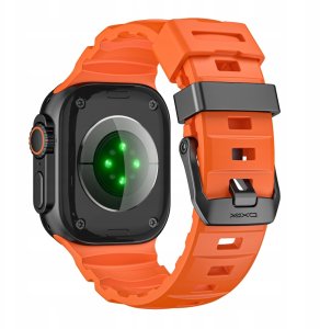 Yaxo Pasek do Apple Watch Rugged Evo Sport Band 44/45/46/49 mm Magma Orange 3