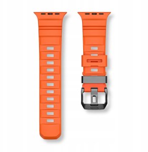 Yaxo Pasek do Apple Watch Rugged Evo Sport Band 44/45/46/49 mm Magma Orange 6