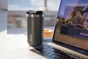 Kubek termiczny Wacaco Octaroma Lungo - (czerwony) 300ml 12