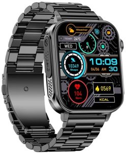 Smartwatch Colmi P80 Czarny  (P80 Steel Black) 3