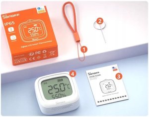 Sonoff Czujnik Temperatury i Wilgotności ZigBee LCD SNZB-02WD 9