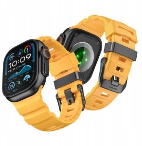 Yaxo Pasek do Apple Watch Rugged Evo Sport Band 44/45/46/49 mm Sunny Yellow 5