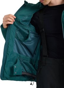 Kurtka narciarska męska 4f Kurtka narciarska męska ciemna zieleń 4FWAW25TTJAM0788 40S XL 4