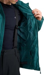 Kurtka narciarska męska 4f Kurtka narciarska męska ciemna zieleń 4FWAW25TTJAM0788 40S 2XL 5