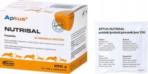 APTUS NUTRISAL nawodnienie pies i kot 10x25g 6