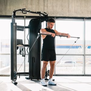 HMS Brama do ćwiczeń ARES PRO z wyciągiem i stosem 290 kg 8