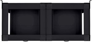 Pralka vidaXL Podstawka na Pralkę 2 pcs Czarny 64 x 55 x 32.5 cm Stal 7