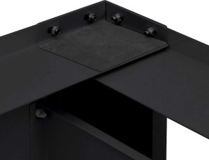 Pralka vidaXL Podstawka na Pralkę 2 pcs Czarny 64 x 55 x 32.5 cm Stal 9
