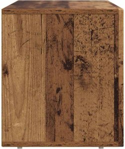 vidaXL Szafka pod telewizor Stare drewno 80 x 35 x 40 cm 6