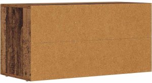 vidaXL Szafka pod telewizor Stare drewno 80 x 35 x 40 cm 7