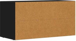 vidaXL Szafka pod telewizor czarna 80 x 35 x 40 cm 7