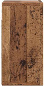 vidaXL Szafka wisząca z półką Stare drewno 60 x 20 x 40 cm 7