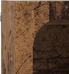 vidaXL Szafka wisząca z półką Stare drewno 60 x 20 x 40 cm 9