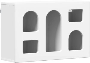 vidaXL Szafka wisząca Biały 60 x 20 x 40 cm Materiał drewniany 2