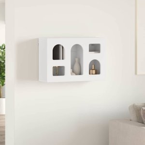 vidaXL Szafka wisząca Biały 60 x 20 x 40 cm Materiał drewniany 4