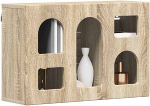 vidaXL Szafka wisząca z półką Dąb Sonoma 60 x 20 x 40 cm 3