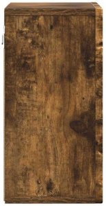 vidaXL Wisząca szafka z półką z wędzonego dębu 60 x 20 x 40 cm 7