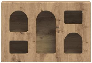 vidaXL Wisząca szafka z dębową półką rzemieślniczą 60 x 20 x 40 cm 6