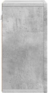 vidaXL Szafka wisząca z półką Betonowy szary 60 x 20 x 40 cm 5