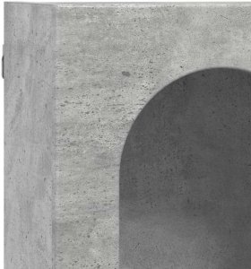 vidaXL Szafka wisząca z półką Betonowy szary 60 x 20 x 40 cm 7