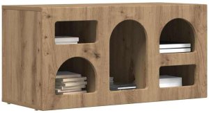 vidaXL Szafka pod telewizor Dąb rzemieślniczy 80 x 35 x 40 cm 3