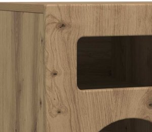 vidaXL Szafka pod telewizor Dąb rzemieślniczy 80 x 35 x 40 cm 8