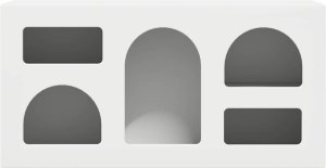 vidaXL Szafka pod telewizor Biały 80 x 35 x 40 cm 5