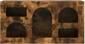 vidaXL Szafka pod telewizor Wędzony dąb 80 x 35 x 40 cm 5