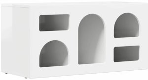 vidaXL Szafka pod telewizor Biała szafka o wysokim połysku 80 x 35 x 40 cm 2