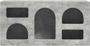 vidaXL Szafka pod telewizor Betonowy szary 80 x 35 x 40 cm 5