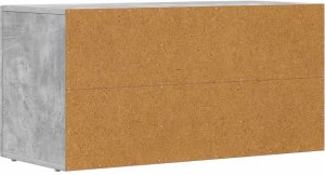 vidaXL Szafka pod telewizor Betonowy szary 80 x 35 x 40 cm 7