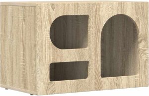 vidaXL Szafka pod telewizor Dąb sonoma 60 x 35 x 40 cm 2