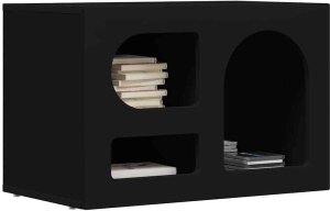 vidaXL Szafka pod telewizor czarny 60 x 35 x 40 cm 3