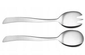 WMF 50 SZT. Sztućce nierdzewne 12 OSÓB WAVE Zestaw sałatkowy 10