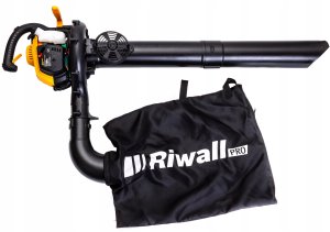 Riwall Dmuchawa spalinowa RPBV 26 set do liści odkurzacz metalowy nóż 7