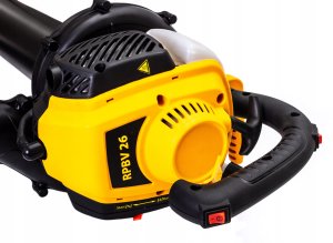 Riwall Dmuchawa spalinowa RPBV 26 set do liści odkurzacz metalowy nóż 9