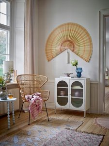 Bloomingville Jaime Dekoracja ścienna, żółty, bambus 3