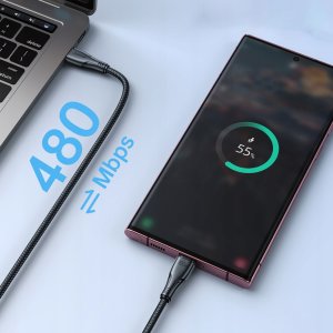 Joyroom Kabel S-A11 Surpass 60W USB-C - USB-C 0,25m - czarny 8