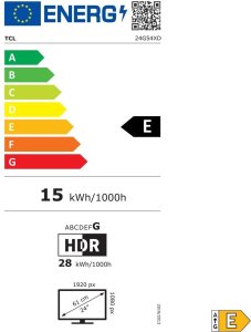 Monitor TCL Monitor 24G54 23,8" Full HD 2