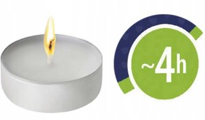 LEGO AURA Podgrzewacze Tealights Dekoracja Premium 4h 100 szt. pf10-100s 13