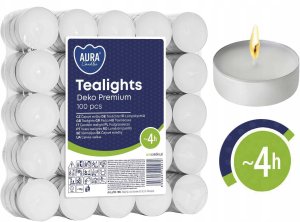 LEGO AURA Podgrzewacze Tealights Dekoracja Premium 4h 100 szt. pf10-100s 5