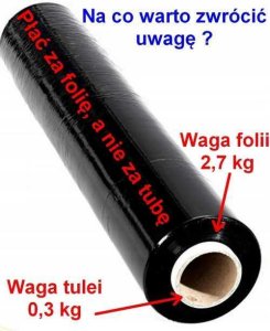 Folia stretch Folia Stretch Ręczna 3 kg brutto / 50cm / 23 5