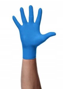 Rękawice Nitrylowe 50 szt. 9-L Gogrip Blue 4