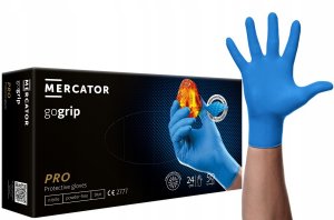 Rękawice Nitrylowe 50 szt. 9-L Gogrip Blue 7