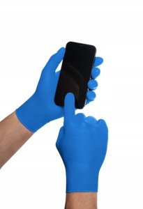 Rękawice Nitrylowe 50 szt. 9-L Gogrip Blue 10