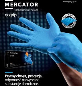 Rękawice Nitrylowe 50 szt. 10-XL Gogrip Blue 5