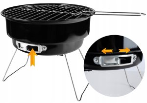 Grill Turystyczny Przenośny Torba Easy BBQ PAKO GQ2 13