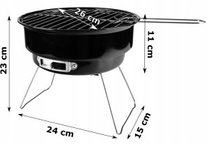 Grill Turystyczny Przenośny Torba Easy BBQ PAKO GQ2 16