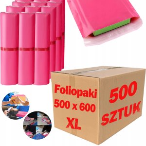 Foliopaki Kurierskie Różowe XL 500x600mm - 500 szt. 16
