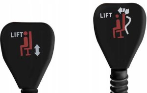 Krzesło biurowe Pako Fotel biurowy z podnóżkiem biały 9